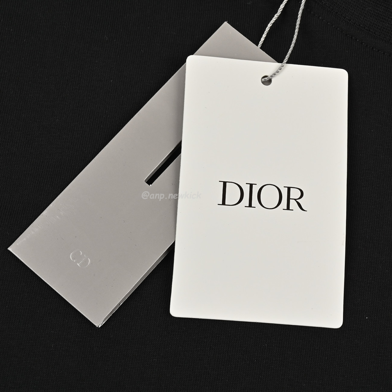 Dior Cd 3d Butterfly Letter Embroidered Pocket Short Sleeve T Shirt (6) - newkick.cc